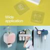 JIALTO 10 Pcs Double-Sided Adhesive Wall Hooks,10kg(Max) Heavy Duty Bathroom Towel Kitchen Sticky Hooks, Multi-Purpose Transparent Adhesive Hooks, Waterproof and Oil-Proof view 4