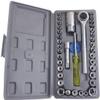 MAHA Standard 40Pc Screw Driver/Wrench Set Automobile Motorcycle Tool Set Socket Wrench Auto Car Repair Tools Socket Home Tool kit Set for Car and Bike Maintenance Automobile Socket Set view 3
