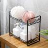 Crafties Art Standing Rack Countertop Storage Shelf Organizer, Kitchen Spice Rack (Black) view 2
