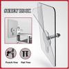 JIALTO Adhesive Nails Wall Poster Non-Trace Stick Wall Hook, Adhesive, Heavy Duty Wall Hooks for Hanging | Durable Transparent Strong Adhesive Screw Wall Nail Hook 6 Pcs, Stainless Steel view 3