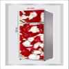 RubyDecor Vinyl Fridge Sticker Fridge Door Stickers Double Door Fridge Stickers Refrigerators Sticker Fridge Wrap Fridge WallpaperWaterproof 161x52 cm PVC Vinyl Kitchen Decor069 view 3