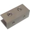 RiseOm Rectangular Shape Glass Clip Clamp Bracket/U Bracket of Brass (pack of 12, 12mm U) view 2