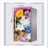 RubyDecor Vinyl Fridge Sticker | Fridge Door Stickers | Double Door Fridge Stickers | Refrigerators Sticker | Fridge Wrap | Fridge Wallpaper Double Door Waterproof 161x52 cm PVC Vinyl Kitchen Decor view 4