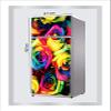 RubyDecor Vinyl Fridge Sticker | Fridge Door Stickers | Double Door Fridge Stickers | Refrigerators Sticker | Fridge Wrap | Fridge Wallpaper Double Door Waterproof 161x52 cm PVC Vinyl Kitchen Decor view 3
