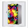RubyDecor Vinyl Fridge Sticker | Fridge Door Stickers | Double Door Fridge Stickers | Refrigerators Sticker | Fridge Wrap | Fridge Wallpaper Double Door Waterproof 161x52 cm PVC Vinyl Kitchen Decor view 4