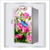RubyDecor Vinyl Fridge Sticker | Fridge Door Stickers | Double Door Fridge Stickers | Refrigerators Sticker | Fridge Wrap | Fridge Wallpaper Double Door Waterproof 161x52 cm PVC Vinyl Kitchen Decor view 2