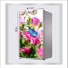 RubyDecor Vinyl Fridge Sticker | Fridge Door Stickers | Double Door Fridge Stickers | Refrigerators Sticker | Fridge Wrap | Fridge Wallpaper Double Door Waterproof 161x52 cm PVC Vinyl Kitchen Decor view 3