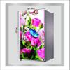RubyDecor Vinyl Fridge Sticker | Fridge Door Stickers | Double Door Fridge Stickers | Refrigerators Sticker | Fridge Wrap | Fridge Wallpaper Double Door Waterproof 161x52 cm PVC Vinyl Kitchen Decor view 4