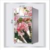 RubyDecor Vinyl Fridge Sticker | Fridge Door Stickers | Double Door Fridge Stickers | Refrigerators Sticker | Fridge Wrap | Fridge Wallpaper Double Door Waterproof 161x52 cm PVC Vinyl Kitchen Decor view 2