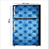 RubyDecor Vinyl Fridge Sticker | Fridge Door Stickers | Double Door Fridge Stickers | Refrigerators Sticker | Fridge Wrap | Fridge Wallpaper Double Door Waterproof 161x52 cm PVC Vinyl Kitchen Decor view 1