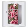RubyDecor Vinyl Fridge Sticker | Fridge Door Stickers | Double Door Fridge Stickers | Refrigerators Sticker | Fridge Wrap | Fridge Wallpaper Double Door Waterproof 161x52 cm PVC Vinyl Kitchen Decor view 2
