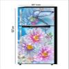 RubyDecor Vinyl Fridge Sticker | Fridge Door Stickers | Double Door Fridge Stickers | Refrigerators Sticker | Fridge Wrap | Fridge Wallpaper Double Door Waterproof 161x52 cm PVC Vinyl Kitchen Decor view 1