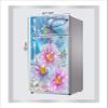 RubyDecor Vinyl Fridge Sticker | Fridge Door Stickers | Double Door Fridge Stickers | Refrigerators Sticker | Fridge Wrap | Fridge Wallpaper Double Door Waterproof 161x52 cm PVC Vinyl Kitchen Decor view 2