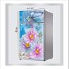 RubyDecor Vinyl Fridge Sticker | Fridge Door Stickers | Double Door Fridge Stickers | Refrigerators Sticker | Fridge Wrap | Fridge Wallpaper Double Door Waterproof 161x52 cm PVC Vinyl Kitchen Decor view 3