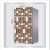 RubyDecor Vinyl Fridge Sticker | Fridge Door Stickers | Double Door Fridge Stickers | Refrigerators Sticker | Fridge Wrap | Fridge Wallpaper Double Door Waterproof 161x52 cm PVC Vinyl Kitchen Decor view 3