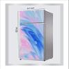 RubyDecor Vinyl Fridge Sticker | Fridge Door Stickers | Double Door Fridge Stickers | Refrigerators Sticker | Fridge Wrap | Fridge Wallpaper Double Door Waterproof 161x52 cm PVC Vinyl Kitchen Decor view 3