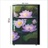 RubyDecor Vinyl Fridge Sticker | Fridge Door Stickers | Double Door Fridge Stickers | Refrigerators Sticker | Fridge Wrap | Fridge Wallpaper Double Door Waterproof 161x52 cm PVC Vinyl Kitchen Decor view 1