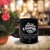 FirseBUY Womens Day Mug, You are Braver Than You Believe, Stronger Than You Seem and Smarter Than You Think Quotes Printed 11 Oz Ceramic Black Cup Women's Day Gift view 3