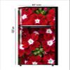 RubyDecor Vinyl Fridge Sticker | Fridge Door Stickers | Double Door Fridge Stickers | Refrigerators Sticker | Fridge Wrap | Fridge Wallpaper Double Door Waterproof 161x52 cm PVC Vinyl Kitchen Decor view 1