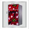RubyDecor Vinyl Fridge Sticker | Fridge Door Stickers | Double Door Fridge Stickers | Refrigerators Sticker | Fridge Wrap | Fridge Wallpaper Double Door Waterproof 161x52 cm PVC Vinyl Kitchen Decor view 3