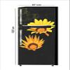 RubyDecor Vinyl Fridge Sticker | Fridge Door Stickers | Double Door Fridge Stickers | Refrigerators Sticker | Fridge Wrap | Fridge Wallpaper Double Door Waterproof 161x52 cm PVC Vinyl Kitchen Decor view 1