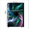 RubyDecor Vinyl Fridge Sticker | Fridge Door Stickers | Double Door Fridge Stickers | Refrigerators Sticker | Fridge Wrap | Fridge Wallpaper Double Door Waterproof 161x52 cm PVC Vinyl Kitchen Decor view 1