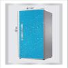 RubyDecor Vinyl Fridge Sticker | Fridge Door Stickers | Double Door Fridge Stickers | Refrigerators Sticker | Fridge Wrap | Fridge Wallpaper Double Door Waterproof 161x52 cm PVC Vinyl Kitchen Decor view 4