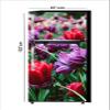 RubyDecor Vinyl Fridge Sticker | Fridge Door Stickers | Double Door Fridge Stickers | Refrigerators Sticker | Fridge Wrap | Fridge Wallpaper Double Door Waterproof 161x52 cm PVC Vinyl Kitchen Decor view 1