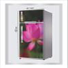 RubyDecor Vinyl Fridge Sticker | Fridge Door Stickers | Double Door Fridge Stickers | Refrigerators Sticker | Fridge Wrap | Fridge Wallpaper Double Door Waterproof 161x52 cm PVC Vinyl Kitchen Decor view 2