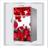 RubyDecor Vinyl Fridge Sticker | Fridge Door Stickers | Double Door Fridge Stickers | Refrigerators Sticker | Fridge Wrap | Fridge Wallpaper Double Door Waterproof 161x52 cm PVC Vinyl Kitchen Decor view 3
