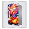RubyDecor Vinyl Fridge Sticker | Fridge Door Stickers | Double Door Fridge Stickers | Refrigerators Sticker | Fridge Wrap | Fridge Wallpaper Double Door Waterproof 161x52 cm PVC Vinyl Kitchen Decor view 2