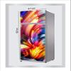 RubyDecor Vinyl Fridge Sticker | Fridge Door Stickers | Double Door Fridge Stickers | Refrigerators Sticker | Fridge Wrap | Fridge Wallpaper Double Door Waterproof 161x52 cm PVC Vinyl Kitchen Decor view 3