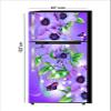 RubyDecor Vinyl Fridge Sticker | Fridge Door Stickers | Double Door Fridge Stickers | Refrigerators Sticker | Fridge Wrap | Fridge Wallpaper Double Door Waterproof 161x52 cm PVC Vinyl Kitchen Decor view 1