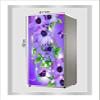 RubyDecor Vinyl Fridge Sticker | Fridge Door Stickers | Double Door Fridge Stickers | Refrigerators Sticker | Fridge Wrap | Fridge Wallpaper Double Door Waterproof 161x52 cm PVC Vinyl Kitchen Decor view 4