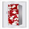 RubyDecor Vinyl Fridge Sticker | Fridge Door Stickers | Double Door Fridge Stickers | Refrigerators Sticker | Fridge Wrap | Fridge Wallpaper Double Door Waterproof 161x52 cm PVC Vinyl Kitchen Decor view 4