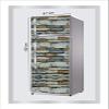 RubyDecor Vinyl Fridge Sticker | Fridge Door Stickers | Double Door Fridge Stickers | Refrigerators Sticker | Fridge Wrap | Fridge Wallpaper Double Door Waterproof 161x52 cm PVC Vinyl Kitchen Decor view 2