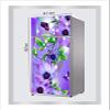 RubyDecor Vinyl Fridge Sticker | Fridge Door Stickers | Double Door Fridge Stickers | Refrigerators Sticker | Fridge Wrap | Fridge Wallpaper Double Door Waterproof 161x52 cm PVC Vinyl Kitchen Decor view 3
