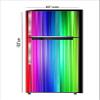 RubyDecor Vinyl Fridge Sticker | Fridge Door Stickers | Double Door Fridge Stickers | Refrigerators Sticker | Fridge Wrap | Fridge Wallpaper Double Door Waterproof 161x52 cm PVC Vinyl Kitchen Decor view 1