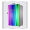 RubyDecor Vinyl Fridge Sticker | Fridge Door Stickers | Double Door Fridge Stickers | Refrigerators Sticker | Fridge Wrap | Fridge Wallpaper Double Door Waterproof 161x52 cm PVC Vinyl Kitchen Decor view 3