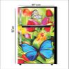RubyDecor Vinyl Fridge Sticker | Fridge Door Stickers | Double Door Fridge Stickers | Refrigerators Sticker | Fridge Wrap | Fridge Wallpaper Double Door Waterproof 161x52 cm PVC Vinyl Kitchen Decor view 1