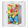RubyDecor Vinyl Fridge Sticker | Fridge Door Stickers | Double Door Fridge Stickers | Refrigerators Sticker | Fridge Wrap | Fridge Wallpaper Double Door Waterproof 161x52 cm PVC Vinyl Kitchen Decor view 3