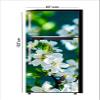 RubyDecor Vinyl Fridge Sticker | Fridge Door Stickers | Double Door Fridge Stickers | Refrigerators Sticker | Fridge Wrap | Fridge Wallpaper Double Door Waterproof 161x52 cm PVC Vinyl Kitchen Decor view 1