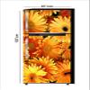 RubyDecor Vinyl Fridge Sticker | Fridge Door Stickers | Double Door Fridge Stickers | Refrigerators Sticker | Fridge Wrap | Fridge Wallpaper Double Door Waterproof 161x52 cm PVC Vinyl Kitchen Decor view 1