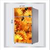 RubyDecor Vinyl Fridge Sticker | Fridge Door Stickers | Double Door Fridge Stickers | Refrigerators Sticker | Fridge Wrap | Fridge Wallpaper Double Door Waterproof 161x52 cm PVC Vinyl Kitchen Decor view 3