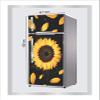 RubyDecor Vinyl Fridge Sticker | Fridge Door Stickers | Double Door Fridge Stickers | Refrigerators Sticker | Fridge Wrap | Fridge Wallpaper Double Door Waterproof 161x52 cm PVC Vinyl Kitchen Decor view 2