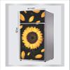 RubyDecor Vinyl Fridge Sticker | Fridge Door Stickers | Double Door Fridge Stickers | Refrigerators Sticker | Fridge Wrap | Fridge Wallpaper Double Door Waterproof 161x52 cm PVC Vinyl Kitchen Decor view 3