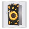 RubyDecor Vinyl Fridge Sticker | Fridge Door Stickers | Double Door Fridge Stickers | Refrigerators Sticker | Fridge Wrap | Fridge Wallpaper Double Door Waterproof 161x52 cm PVC Vinyl Kitchen Decor view 4