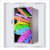 RubyDecor Vinyl Fridge Sticker | Fridge Door Stickers | Double Door Fridge Stickers | Refrigerators Sticker | Fridge Wrap | Fridge Wallpaper Double Door Waterproof 161x52 cm PVC Vinyl Kitchen Decor view 3