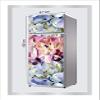 RubyDecor Vinyl Fridge Sticker | Fridge Door Stickers | Double Door Fridge Stickers | Refrigerators Sticker | Fridge Wrap | Fridge Wallpaper Double Door Waterproof 161x52 cm PVC Vinyl Kitchen Decor view 2