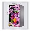 RubyDecor Vinyl Fridge Sticker | Fridge Door Stickers | Double Door Fridge Stickers | Refrigerators Sticker | Fridge Wrap | Fridge Wallpaper Double Door Waterproof 161x52 cm PVC Vinyl Kitchen Decor view 2